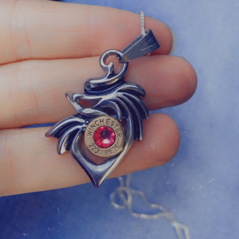 Wolf .223 bullet necklace